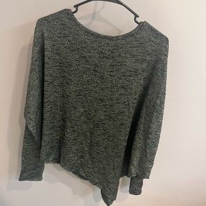 Bottom angle cut blouse. Barely worn